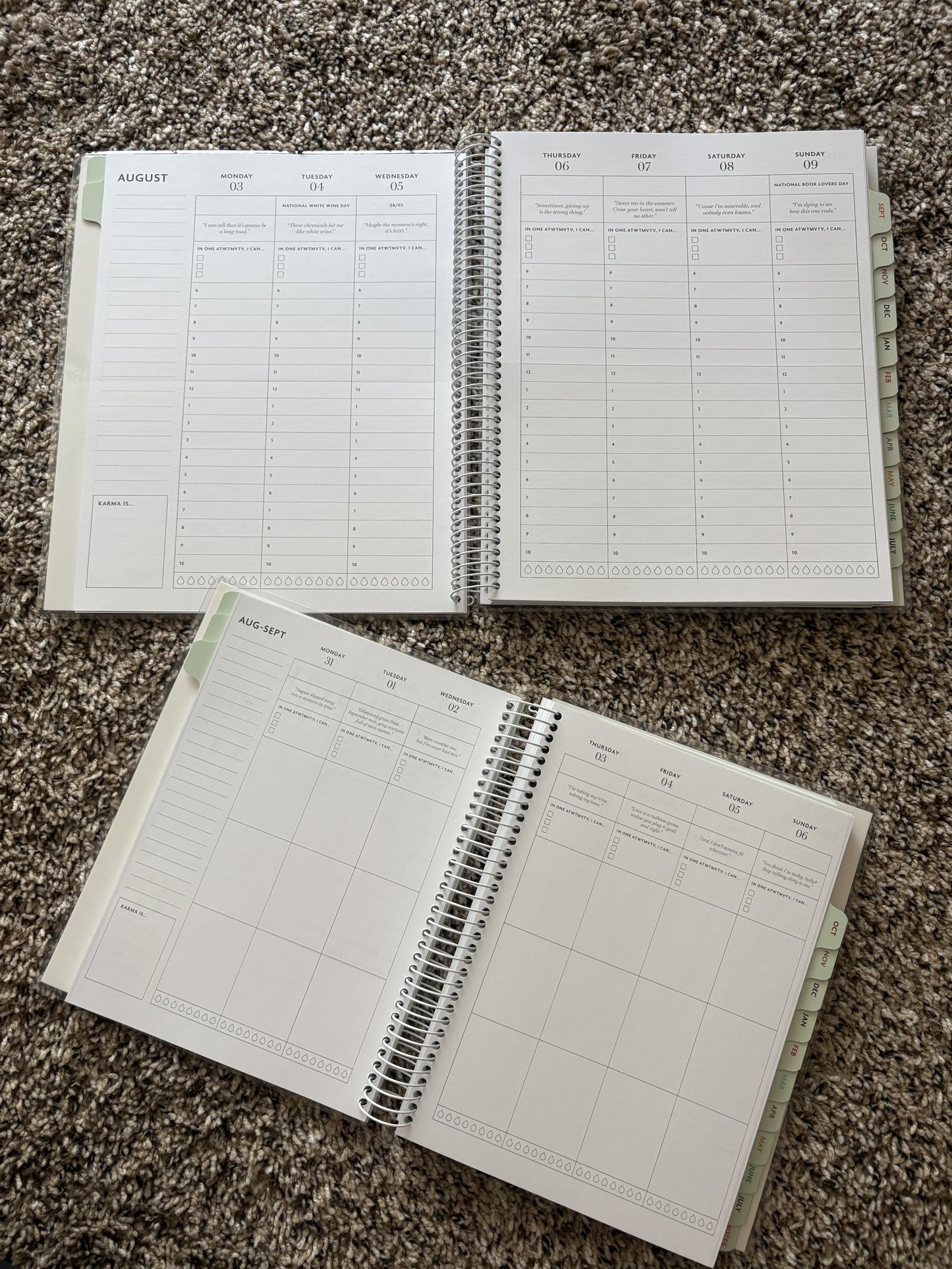 Midyear Mastermind Bundle, August 2026 - July 2027 Mastermind Planner and Calendar Set