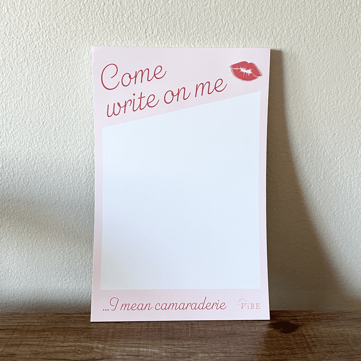 Come Write On Me Pad, Short N Sweet Inspired Notepad