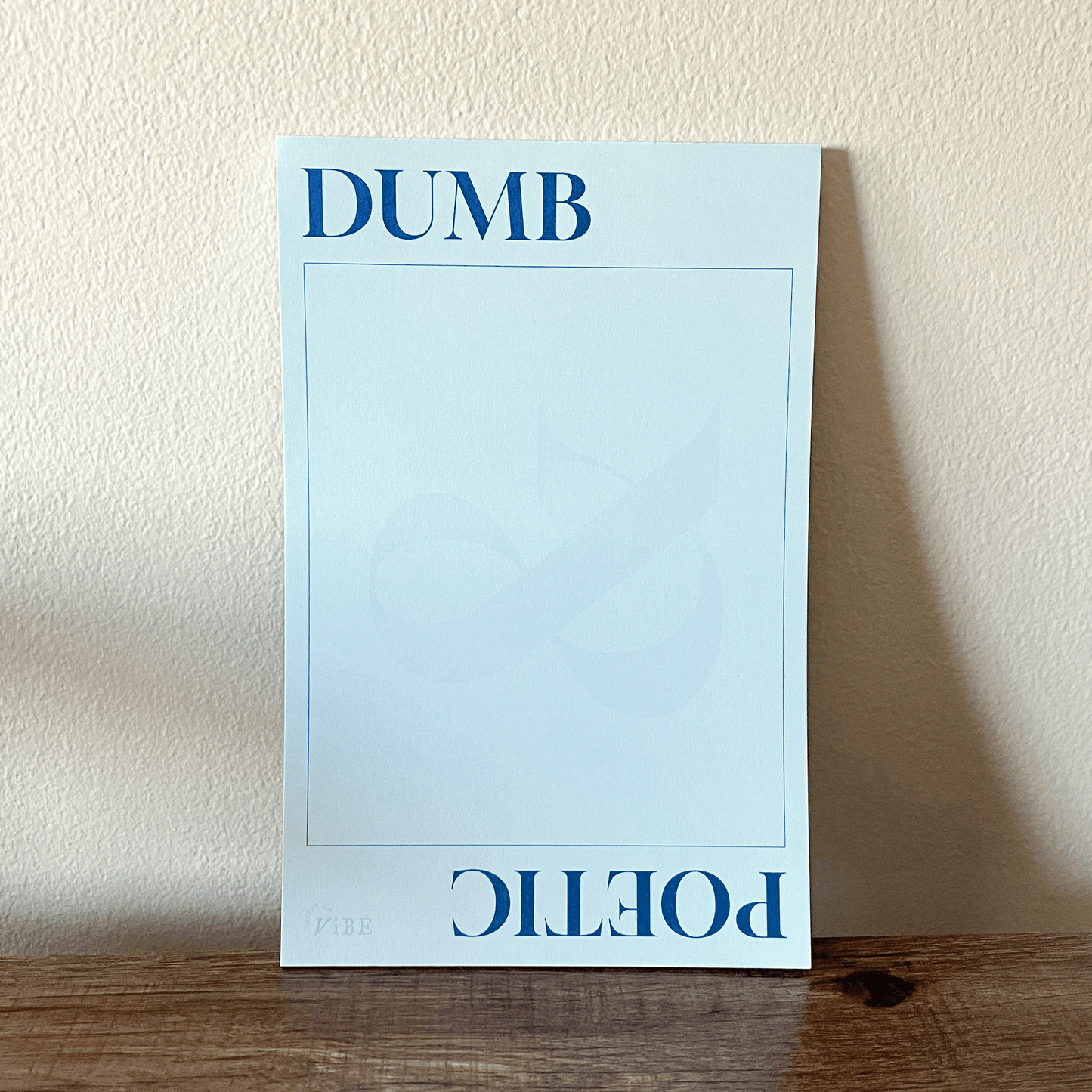 Dumb And Poetic Pad, Short N Sweet Inspired Notepad
