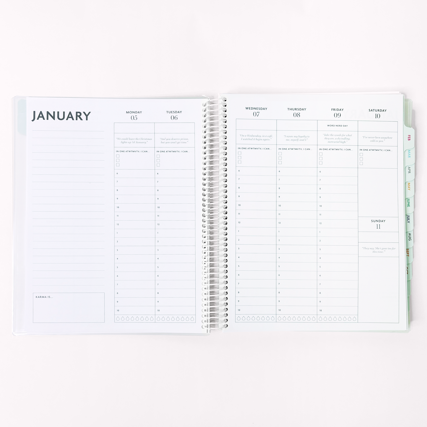 2026 - Weekly  Mastermind Planner, Swiftie Inspired Planner