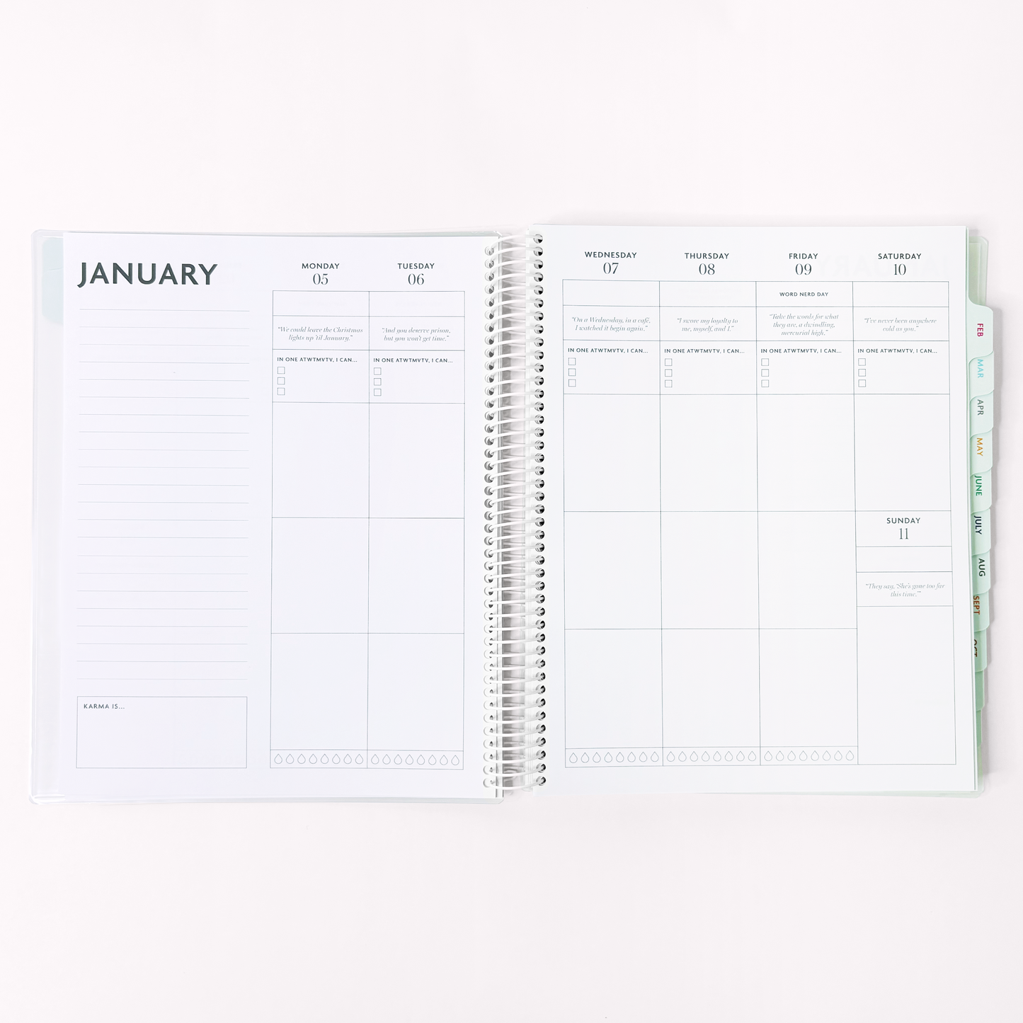 2026 - Weekly  Mastermind Planner, Swiftie Inspired Planner