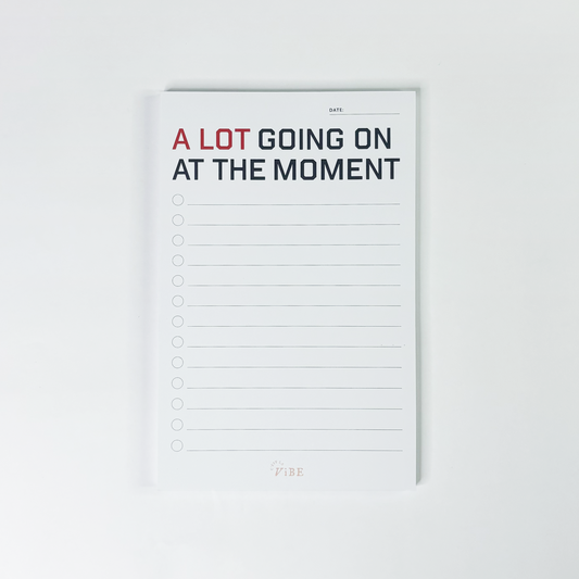A Lot Going On At The Moment Pad, Red Era Inspired To-Do List Note Pad