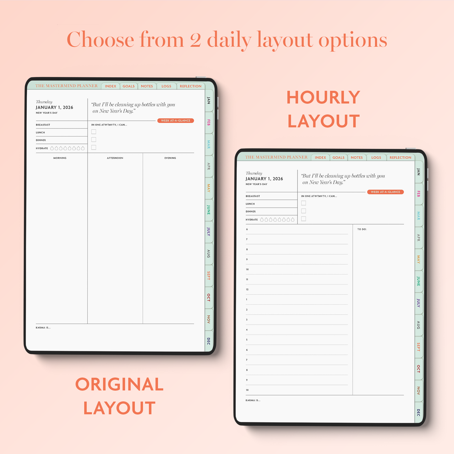 2026 Digital Mastermind Planner for iPad or Tablet, Good Notes Digital Planner
