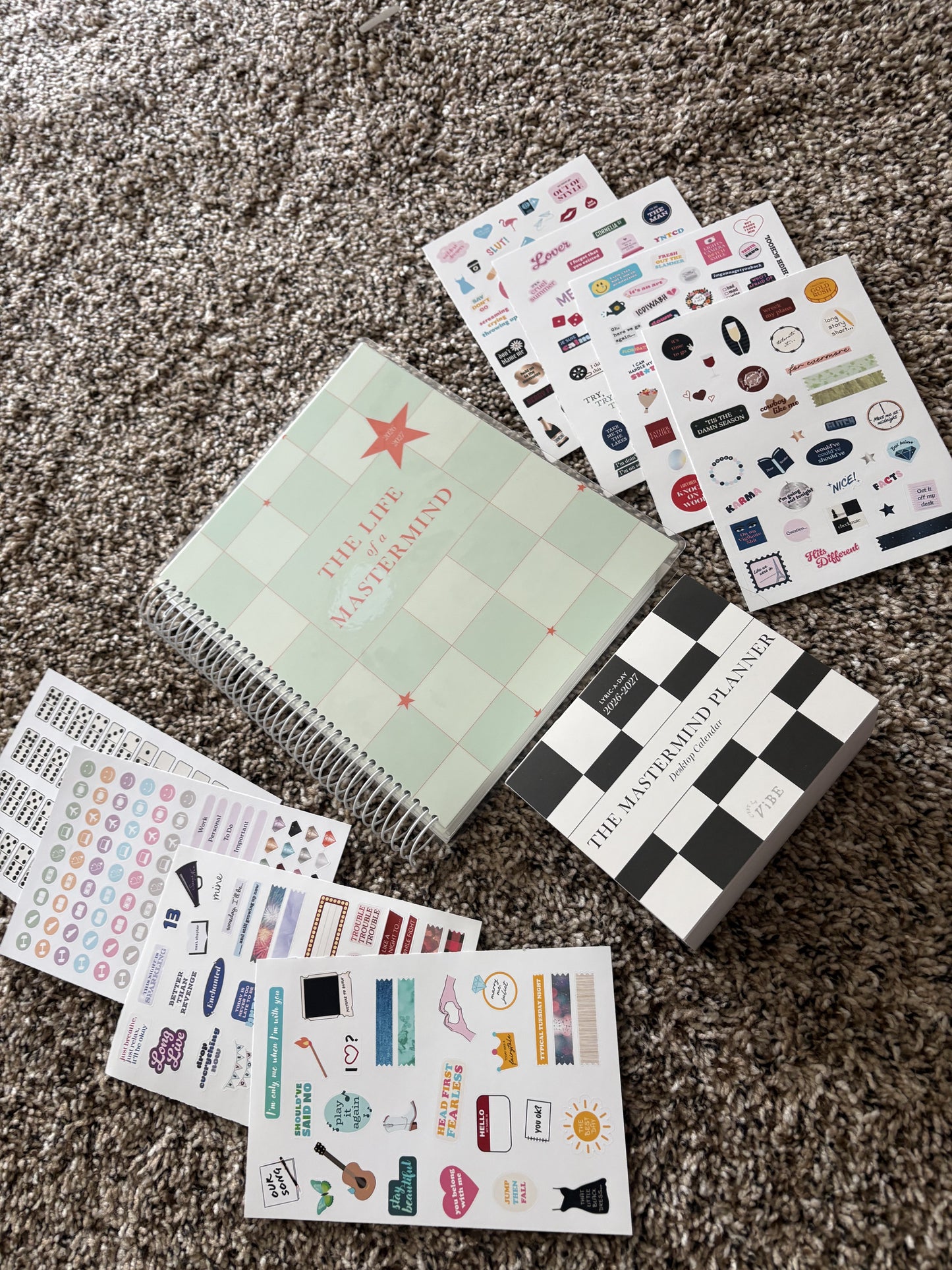 Midyear Mastermind Bundle, August 2026 - July 2027 Mastermind Planner and Calendar Set