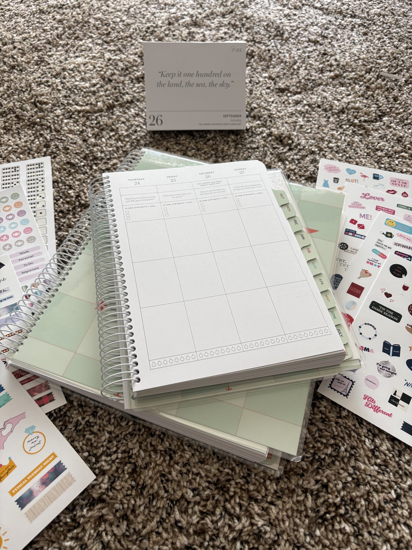 Midyear Mastermind Bundle, August 2026 - July 2027 Mastermind Planner and Calendar Set