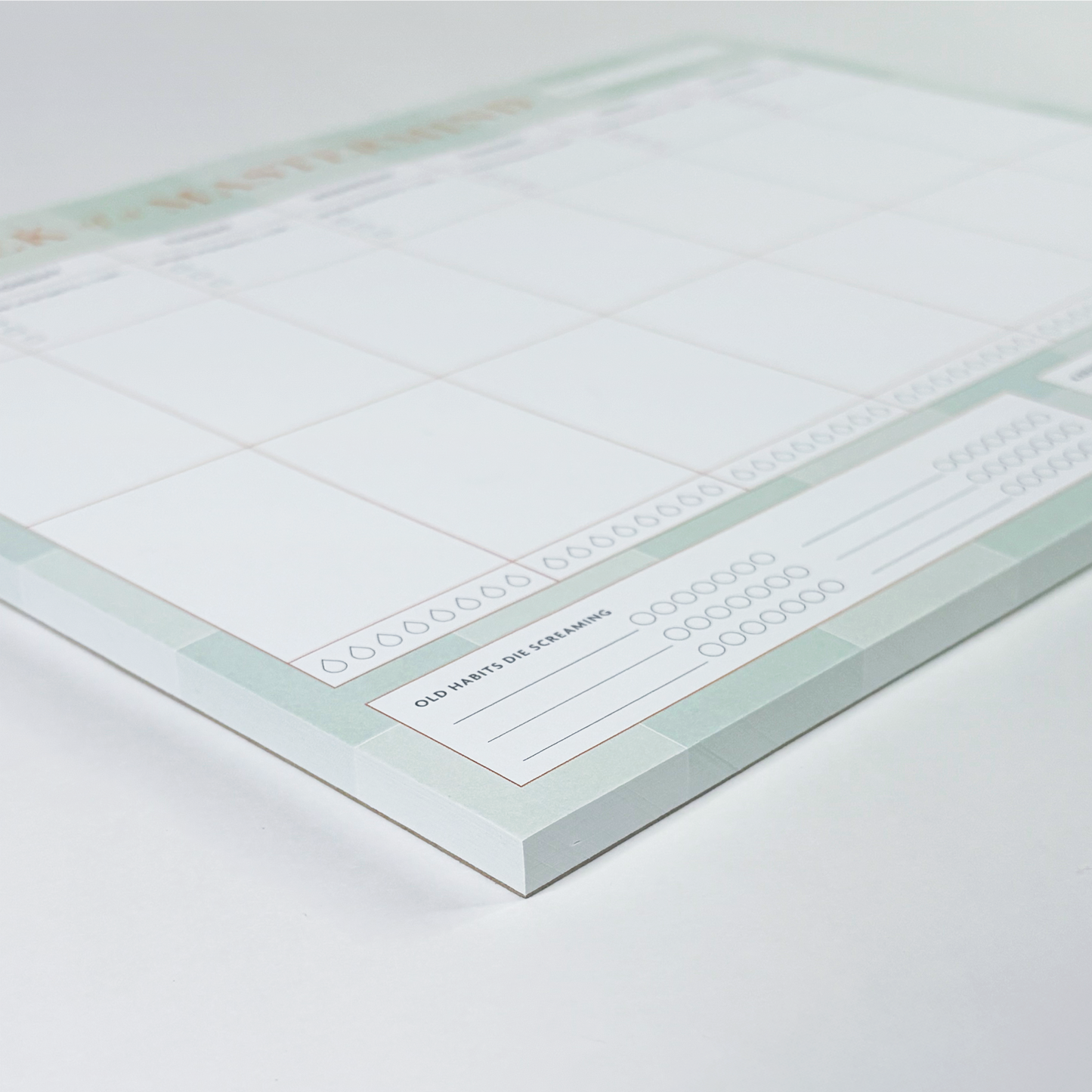 Week of a Mastermind Planning Pad, Undated Planner, Midnights Inspired Desk Calendar