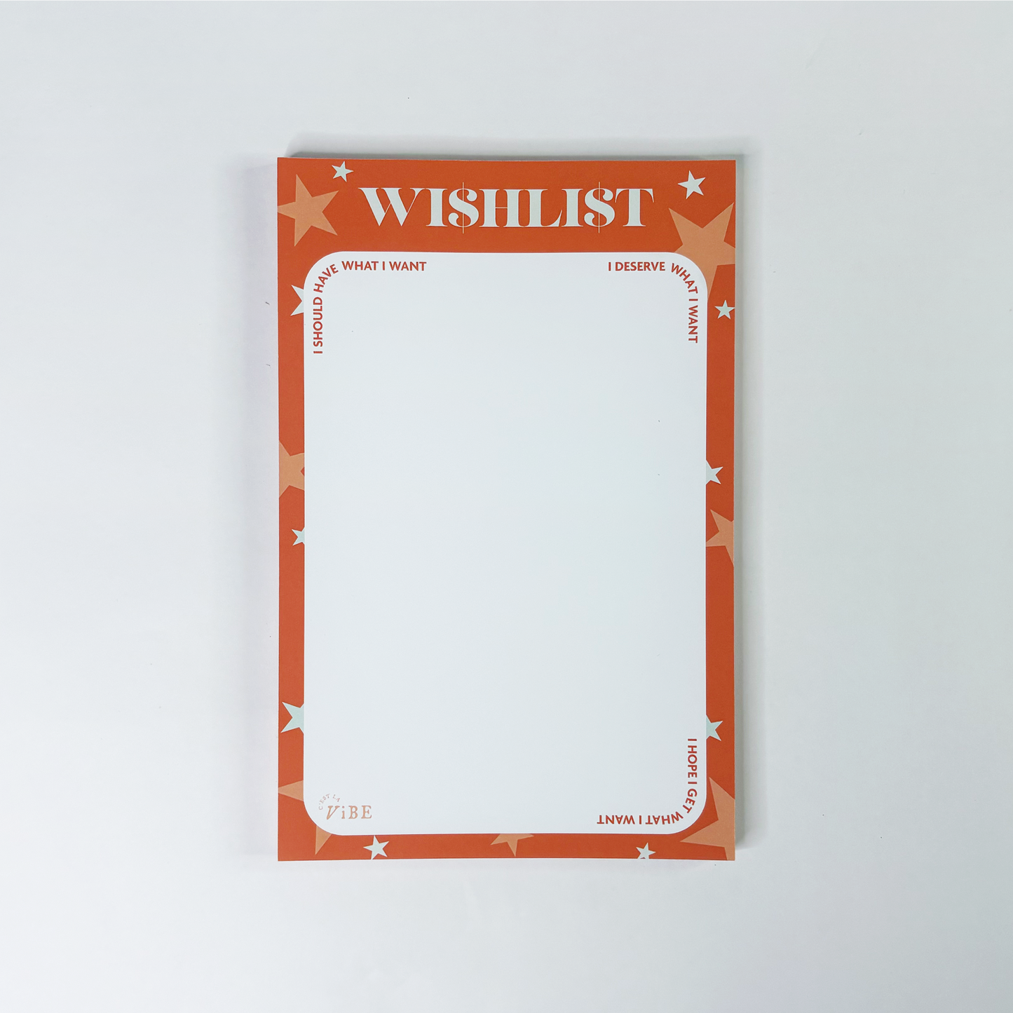 The Wishlist Pad, TLOAS Inspired Note Pad